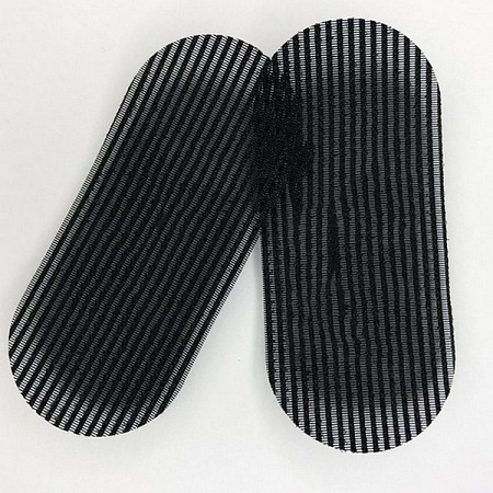 HARIZMA Зажим-липучка для волос черный, 2 шт