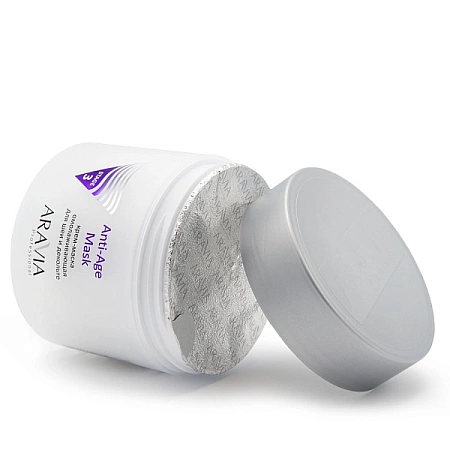 Крем-маска омолаживающая ARAVIA для шеи декольте Anti-Age Mask, 300 мл 