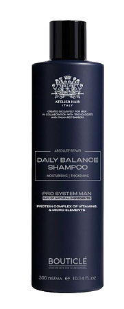 BOUTICLE Шампунь-баланс для ежедневного применения для мужчин DAILY BALANCING SHAMPOO FOR MEN, 300 мл 