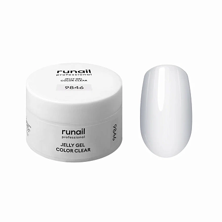 Моделирующий гель RuNail JELLY COLOR CLEAR 15 гр 