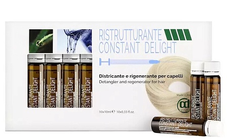 Лосьон для волос восстанавливающий с гиалуроновой кислотой Constant Delight 10 ампул по 10 мл 