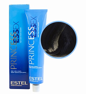 Купить 1/11 Крем-краска ESTEL PRINCESS ESSEX иссиня-чёрный    в Москве по низкой цене! Доставка по всей России ESTEL Princess Essex крем-краска для волос, 1/11 иссиня-чёрный 60 мл