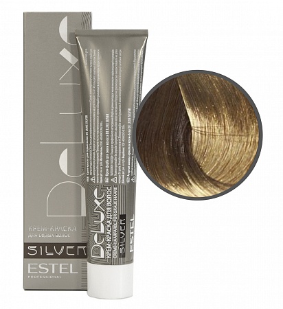 ESTEL De Luxe Silver краска-уход для волос, 7/71 русый коричнево-пепельный, 60 мл