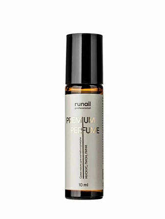 Сухое масло для кутикулы RuNail с роликом 9945 мускус, пион, личи 10 мл 