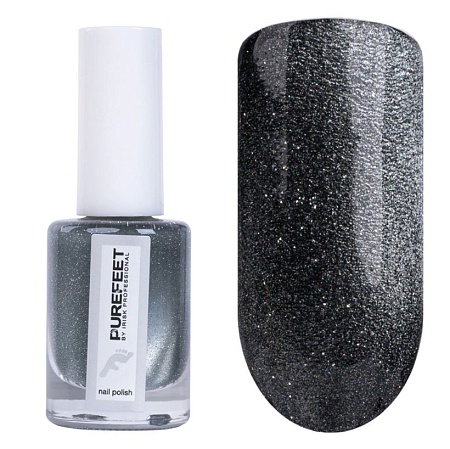 Лаковое покрытие светоотражающее с эффектом кошачьего глаза Air Cat Eye PureFeet 004 10 мл 