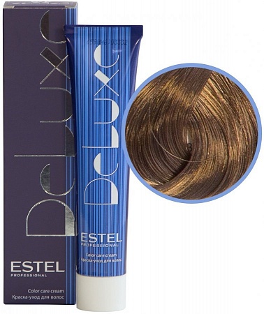 ESTEL De Luxe краска-уход для волос, 7/76 русый коричнево-фиолетовый, 60 мл