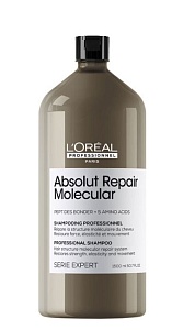 L'Oreal Professionnel Шампунь Absolut Repair Molecular 1500 мл.  L'Oreal Professionnel Шампунь Absolut Repair Molecular 1500 мл.