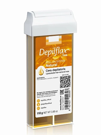 Воск в картридже DEPILFLAX Натуральный 110 гр 