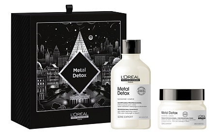 Набор для восстановления окрашенных волос Loreal Expert Metal Detox 