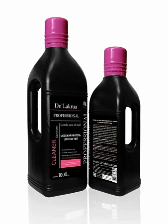 Средство для обезжиривания ногтей и снятия липкого слоя DE'LAKRUA Cleaner (с ручкой) 1000мл 