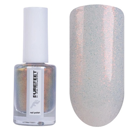 Лаковое покрытие с мерцающим эффектом Shimmery PureFeet 03 10 мл 