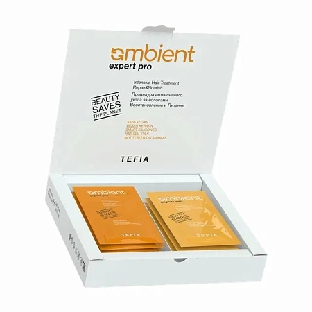 Процедура интенсивного ухода Ambient Expert pro Восстановление и питание, концентрат 5х20 мл и бустер 5х10 мл 