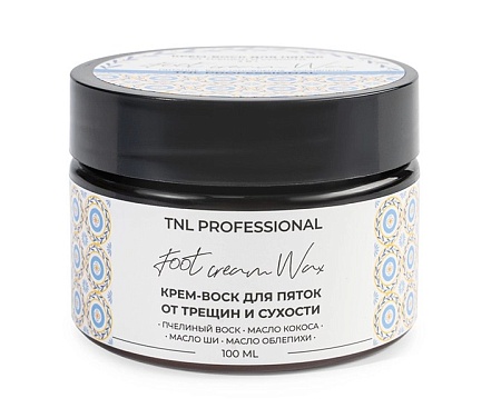 Крем-воск для пяток TNL Foot Cream Wax 3 в 1 от трещин и сухости 100 мл 