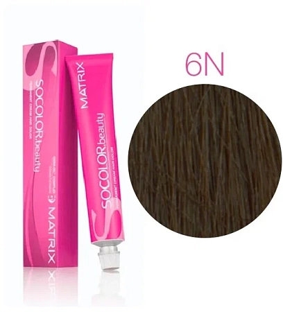 Краска для волос Matrix SoColor Pre-Bonded 6N тёмный блондин 90 мл 