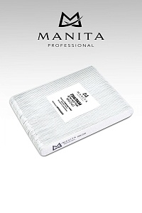 Пилка Прямая mini для ногтей Manita Professional 180/240 грит 13 см  Пилка Прямая mini для ногтей Manita Professional 180/240 грит 13 см