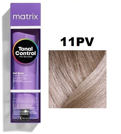Тонер гелевый Matrix Tonal Control с кислым pH 11PV ультра светлый блондин жемчужный перламутровый 90 мл 