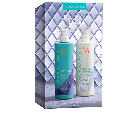 Набор MOROCCANOIL DUO 2024 Blonde Тонирующий с фиолетовым пигментом 