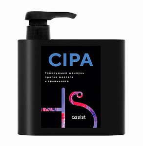 Шампунь нейтрализующий тёплые оттенки CIPA от Hair Sekta 500 мл  Шампунь нейтрализующий тёплые оттенки CIPA от Hair Sekta 500 мл