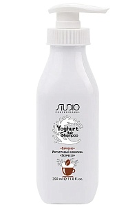 Йогуртовый шампунь для волос Studio Professional Эспрессо 350 мл  Йогуртовый шампунь для волос Studio Professional Эспрессо 350 мл