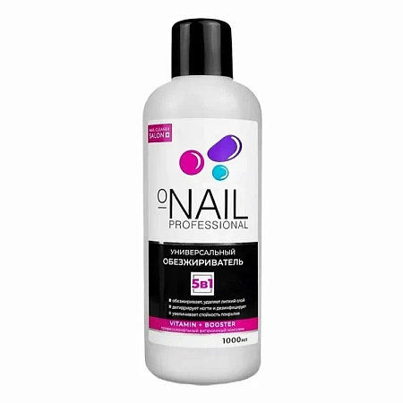 Универсальный обезжириватель 5 в 1 O'NAIL PROFESSIONAL 1л  Универсальный обезжириватель 5 в 1 O'NAIL PROFESSIONAL 1л