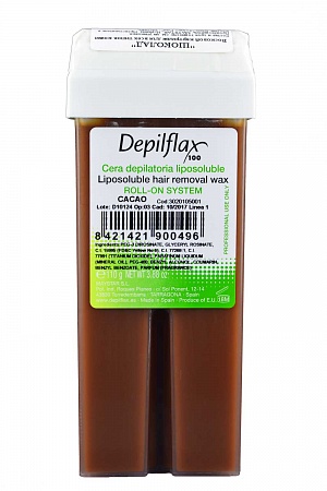 Воск в картридже DEPILFLAX Шоколад 110 гр