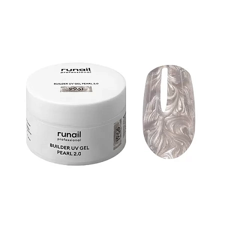 Моделирующий УФ-гель с жемчужным эффектом RuNail BUILDER GEL PEARL 2.0 9961 15 гр 