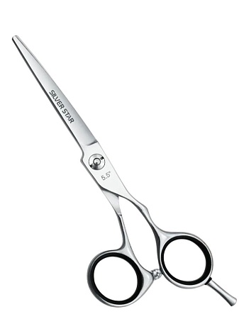 Парикмахерские ножницы узкая форма лезвий, облегчённые SILVER STAR PN-124-5,5 PRO 