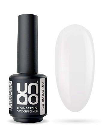 Гель-лак Uno 001 White, 8 мл 