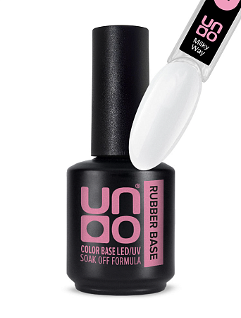 Гель-лак базовый UNO Rubber Color Base Gel - Milky Way, 12 г 