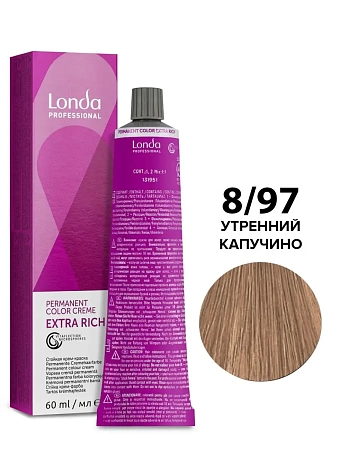 8/97 Londa Стойкая крем-краска, Утренний капучино, 60 мл 