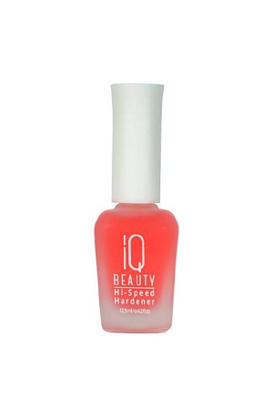 Глянцевый укрепитель ногтей IQ BEAUTY Hi-Speed Hardener, 12.5 мл 