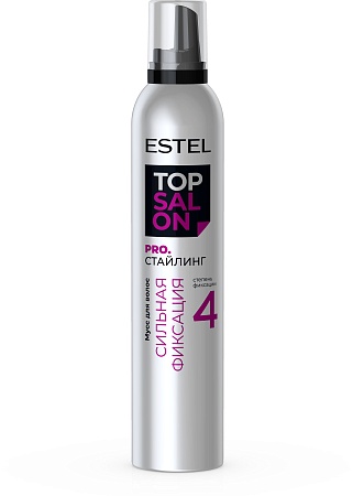 Мусс для волос ESTEL TOP SALON PRO.СТАЙЛИНГ сильная фиксация 350 мл 