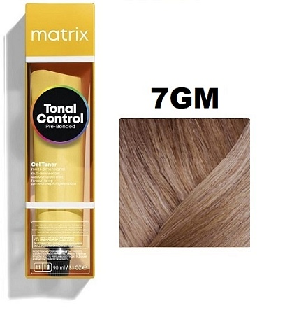 Тонер гелевый Matrix Tonal Control с кислым pH 7GM блондин золотистый мокко 90 мл 