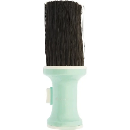 Кисть-смётка настольная Dewal с ёмкостью для талька NB002Mint, искусственная щетина 