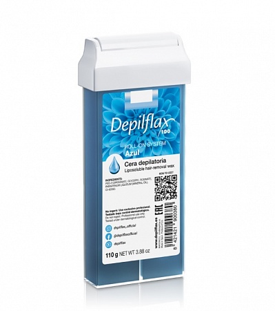 Воск в картридже DEPILFLAX Азулен 110 гр