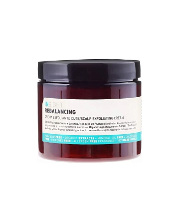 Очищающий крем-скраб SKALP EXFOLIATING для жирной кожи головы REBALANCING INSIGHT 180 мл 