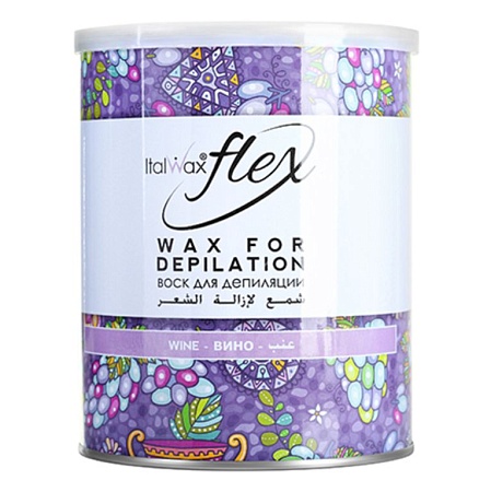 Воск ItalWax Flex Вино в банке 800 мл 