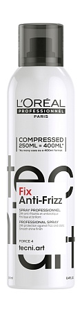Спрей сильной фиксации L'Oreal TECNI.ART ANTI-FRIZZ (4) 250 мл 
