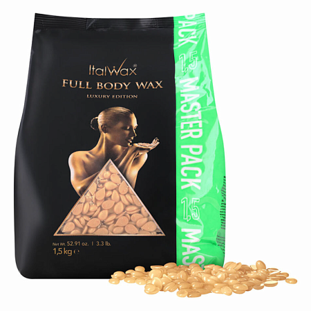 Воск плёночный полимерный ITALWAX Full Body гранулы 1,5 кг 