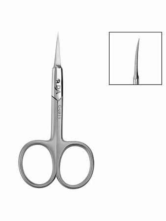 Ножницы для кутикулы Doktor Alex С-0911 длина лезвий 20 мм студийная заточка 