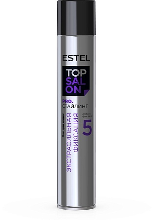 Лак для волос ESTEL TOP SALON PRO.СТАЙЛИНГ 5 экстрасильная фиксация 400 мл 