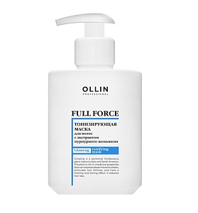 Тонизирующая маска OLLIN FULL FORCE с экстрактом пурпурного женьшеня 300 мл  Тонизирующая маска OLLIN FULL FORCE с экстрактом пурпурного женьшеня 300 мл