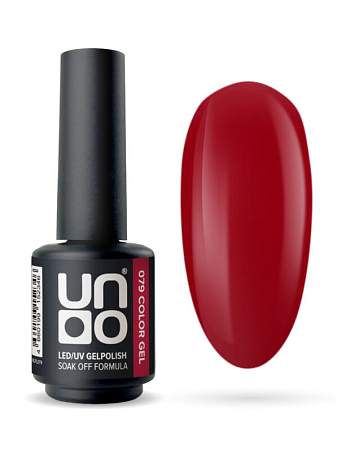 Гель-лак Uno 079 Рубиновый - Ruby red, 8 мл 