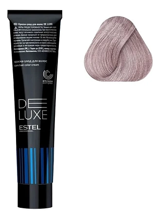 ESTEL De Luxe краска-уход для волос, 9/15 блондин пепельно-красный 60 мл 