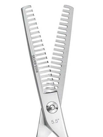 Филировочные ножницы двусторонние SILVER STAR PN-122-5,5F PRO 20 зубчиков 