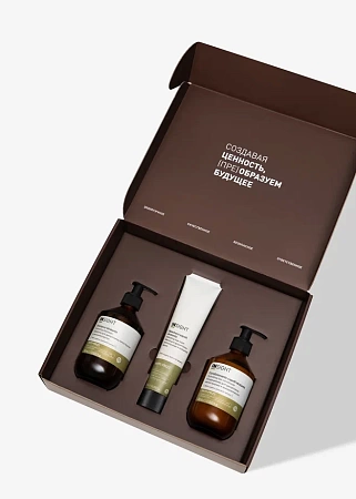 Набор INSIGHT ANTI-FRIZZ (шампунь 350 мл, маска 200 мл, кондиционер 350 мл) 