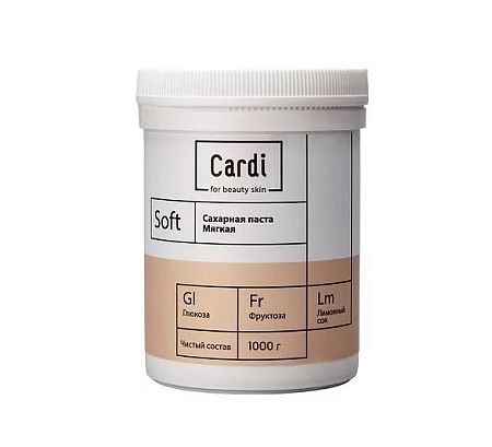 Сахарная паста Cardi Мягкая (Soft) 1000 гр 