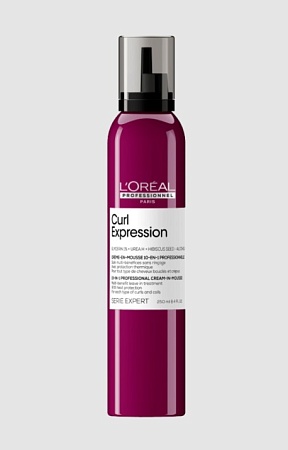 Крем-мусс 10-в-1 L`oreal Serie Curl Expression вьющихся волос и кудрей 250мл. 